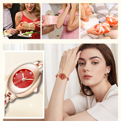 Women’s Watch with Colorful Cubic Zirconia Bracelet