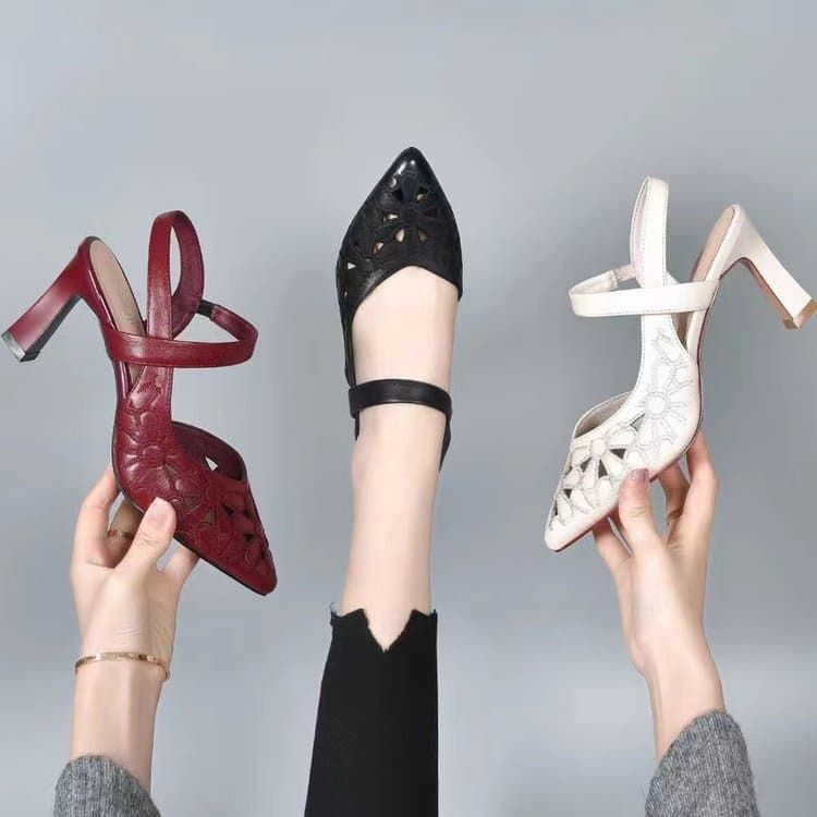 Soft Leather High Heels