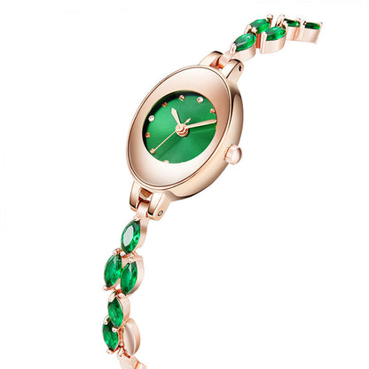 Women’s Watch with Colorful Cubic Zirconia Bracelet