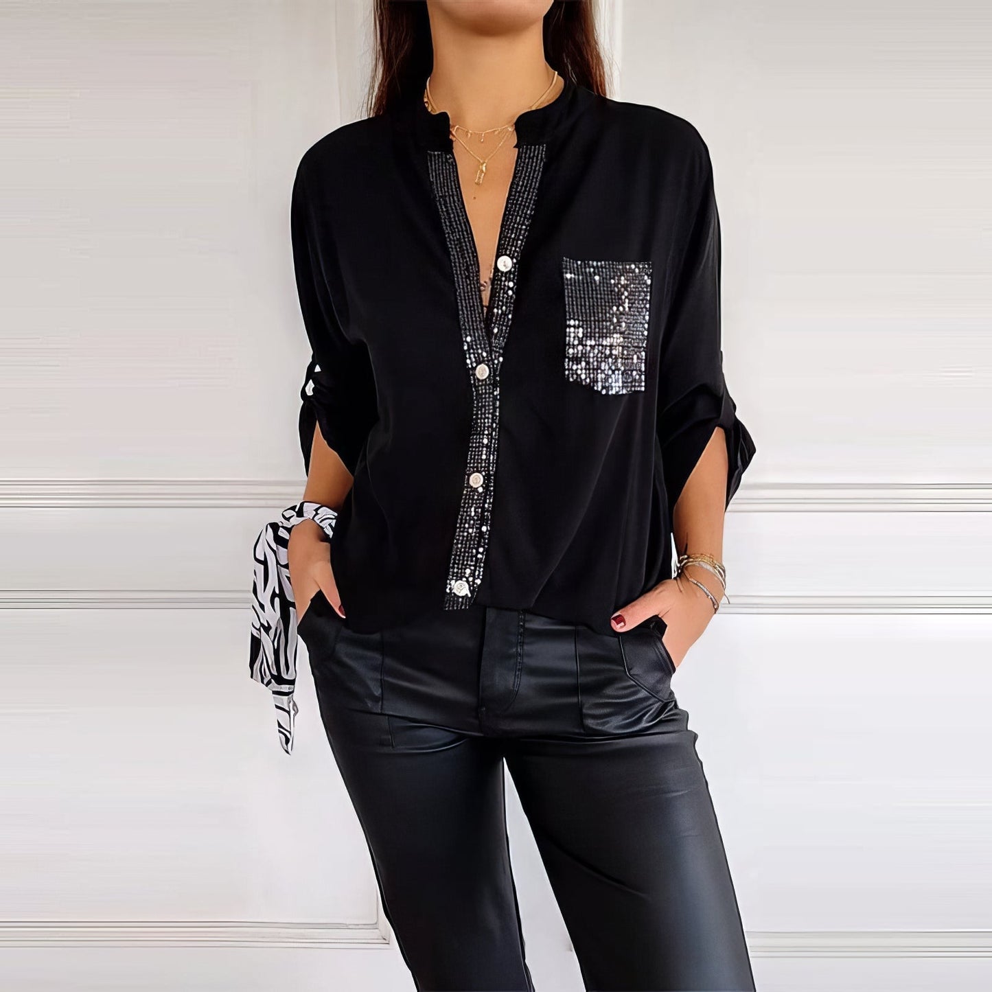 Kevia - Shirt with Soft Texture